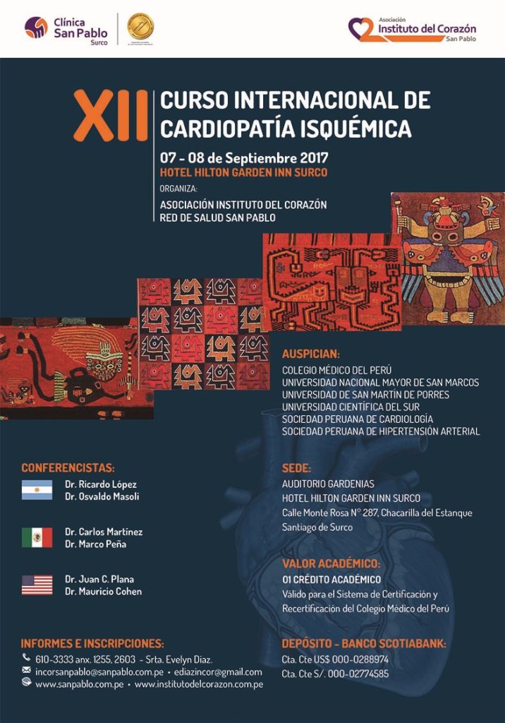 XIII Curso Internacional de Cardiopatía Isquémica