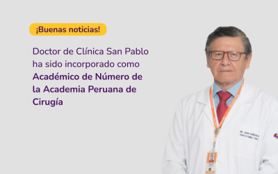 Doctor es nombrado como académico de número por la Academia Peruana de la Cirugía